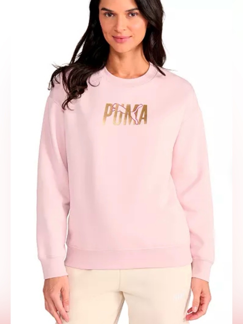 NWT Blush Pink Puma Sweatshirt Size M
